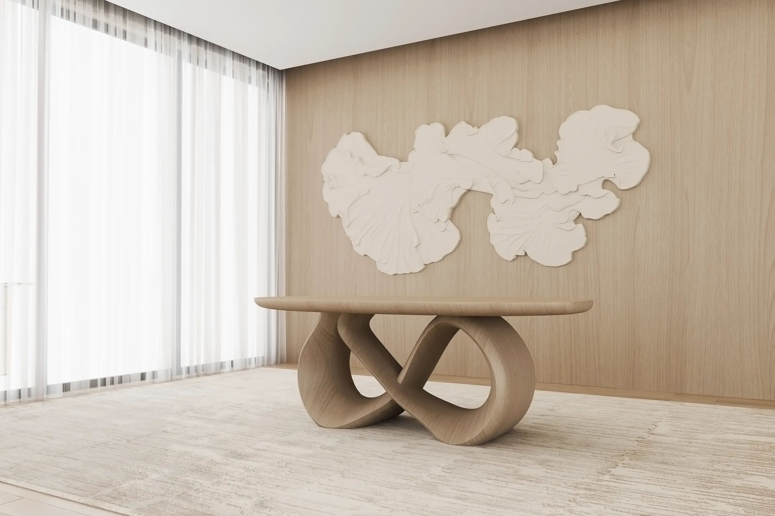 “Loop” Artistic Luxury Dining Table