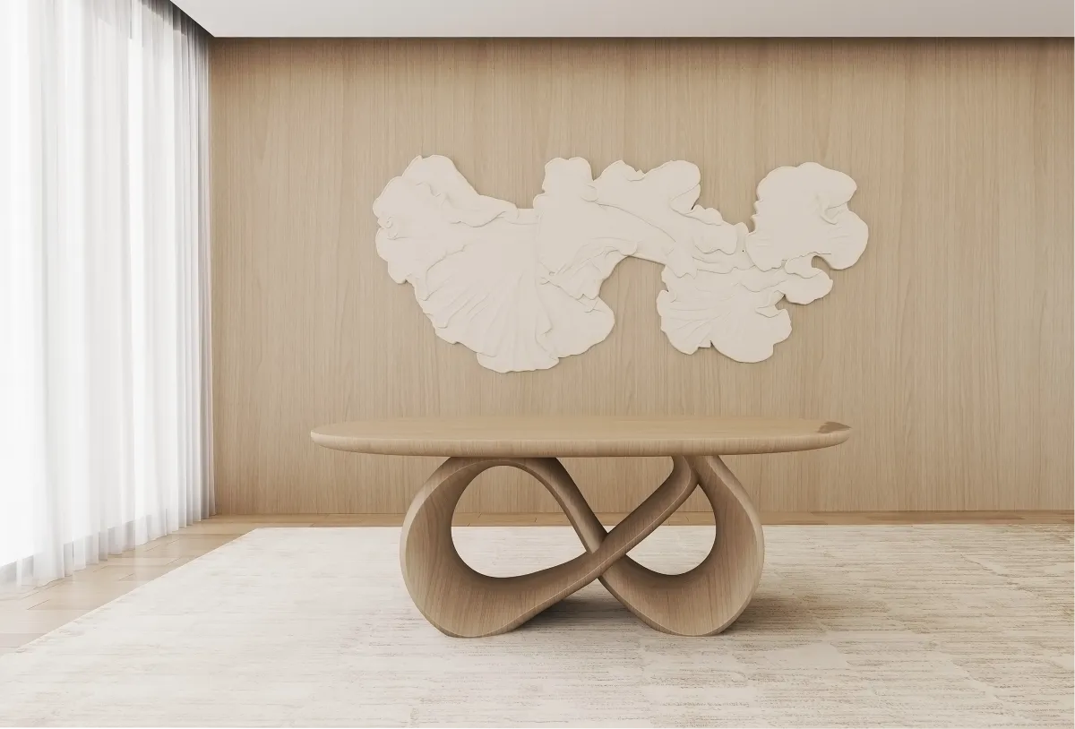 "Loop" Artistic Luxury Dining Table