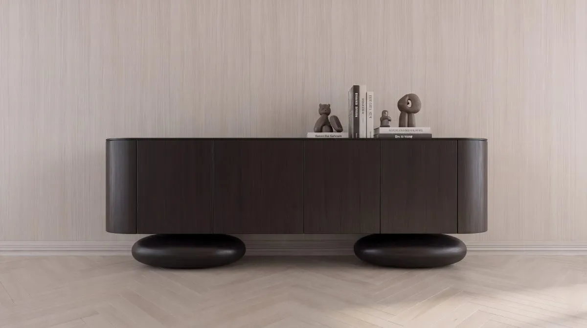 "Loop" Dark Luxury Dining Sideboard