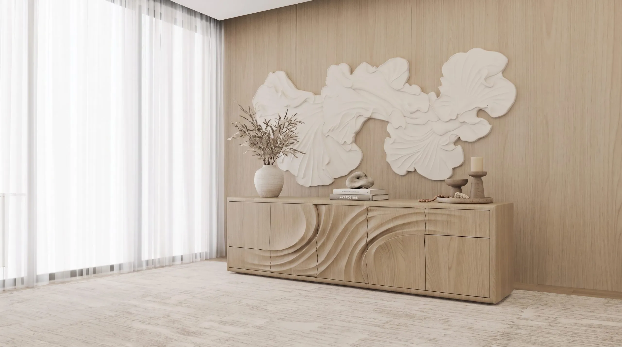 “Loop” Luxury Wooden Sideboard